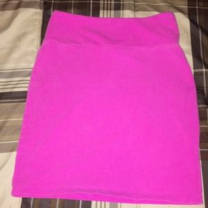cotton/elastane mini skirt